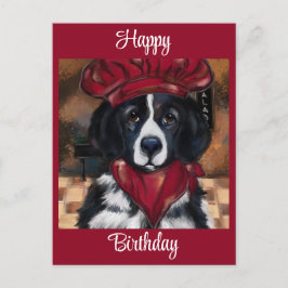 Cartão Postal Cachorro da Terra Nova