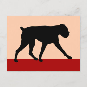 Cartão Postal Cachorro de Arte Moderna