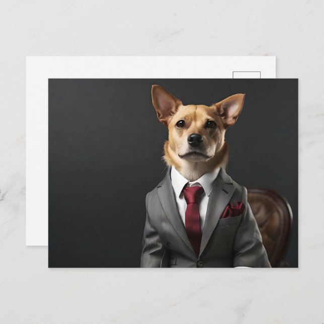 Cartão Postal Cachorro de fato (Frente/Verso)