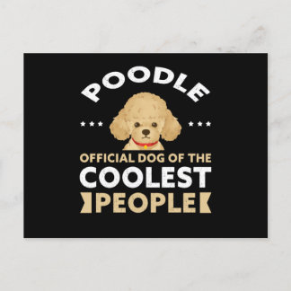 Cartão Postal Cachorro De Poodle Do Mais Frio | Poodles Propriet