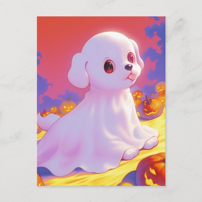 Cartão Postal Cachorro Fantasma (Frente)