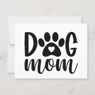 Cartão Postal Cachorro mãe T-Shirt