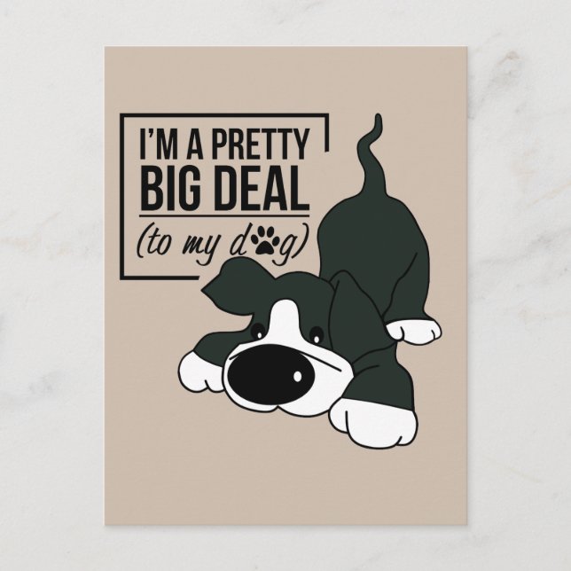 Cartão Postal Cachorro Mais Comprido (Frente)