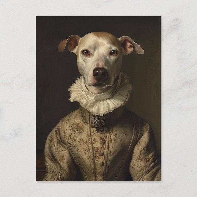 Cartão Postal Cachorro-Vintage (Frente)