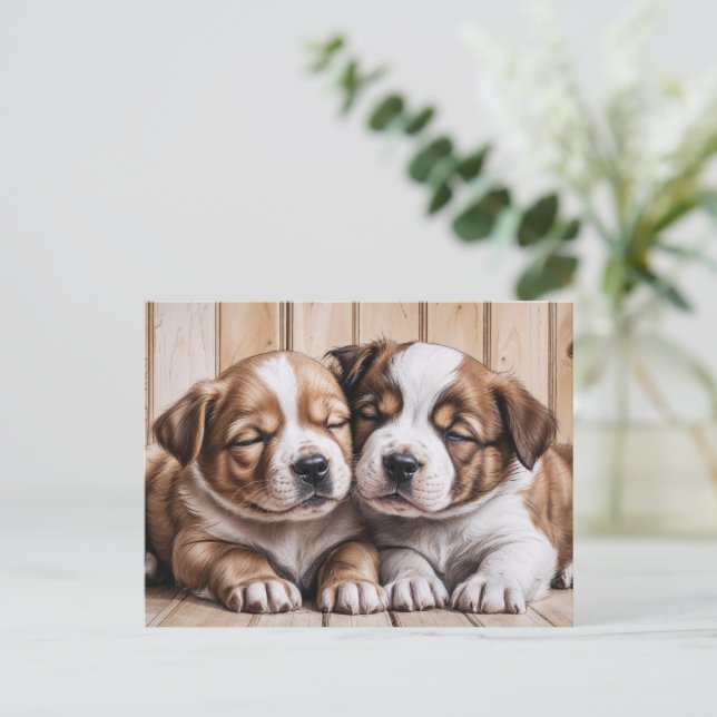 Cartão Postal Cachorros (Em pé/Frente)