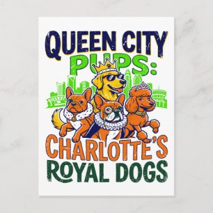 Cartão Postal Cachorros da Cidade Rainha Cachorros Reais Charlot