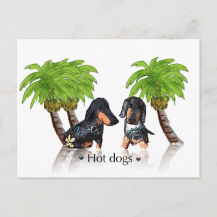 Cartão Postal Cachorros-quentes