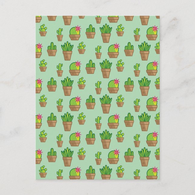 Cartão Postal Cacto Funky (Frente)
