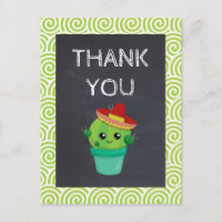 Cactus bonitinho num Sombrero no quadro do chalkbo
