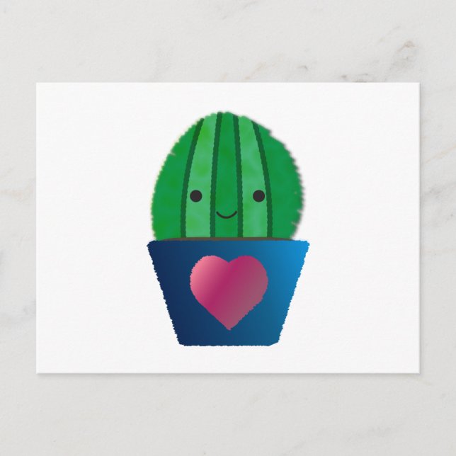 Cartão Postal Cactus Love (Frente)