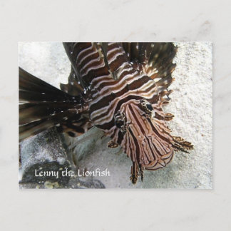 Cartão Postal Cactus Voyager - Lenny the LionFish