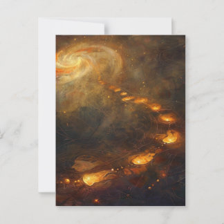 Cartão Postal Cada passo é um Design Ritual — Caminho Místico