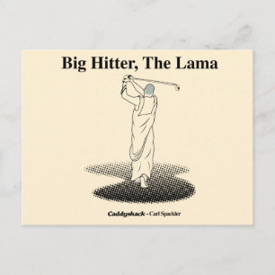 Cartão Postal Caddyshack Big Hitter, Lama