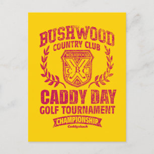 Cartão Postal Caddyshack Bushwood Country Club Caddy Day Golf