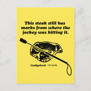 Cartão Postal Caddyshack Este Bife Ainda Tem Marcas