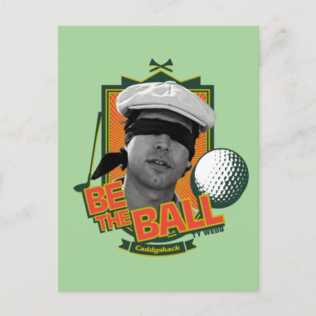 Cartão Postal Caddyshack | Seja A Bola (Frente)