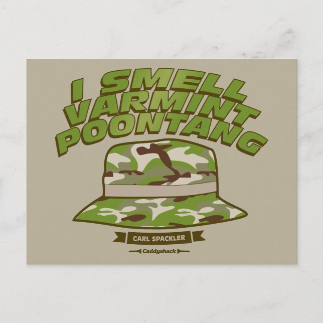 Cartão Postal Caddyshack | Varmint Poontang (Frente)
