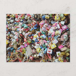 Cartão Postal Cadeados do Amor