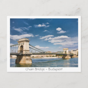 Cartão Postal Cadeia Bridge - Budapeste