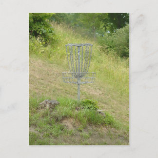 Cartão Postal Cadeias de um cesto de golfe de disco