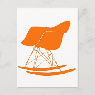 Cartão Postal Cadeira de balanço de plástico moldada do Eames