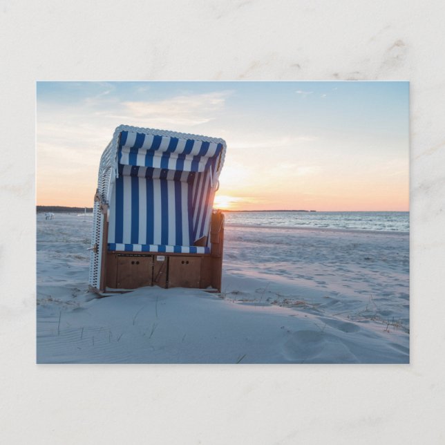 Cartão Postal Cadeira de praia (Frente)