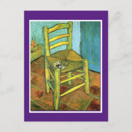 Cartão Postal Cadeira de Van Gogh, Arte Fina,