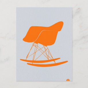 Cartão Postal Cadeira Eames Rocking