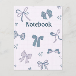 Cartão Postal Caderno de Arte de Linha Floral Elegante | Bota Mi
