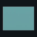 Cartão Postal cadete de cor azul<br><div class="desc">cadete a cores azul 5F9EA0</div>