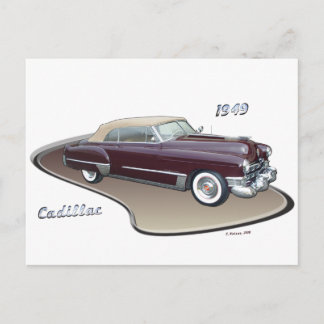 Cartão Postal cadillac 1949
