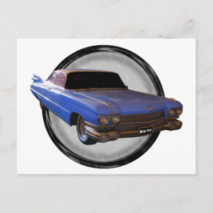 Cartão Postal Cadillac Big Blue Fin 1959
