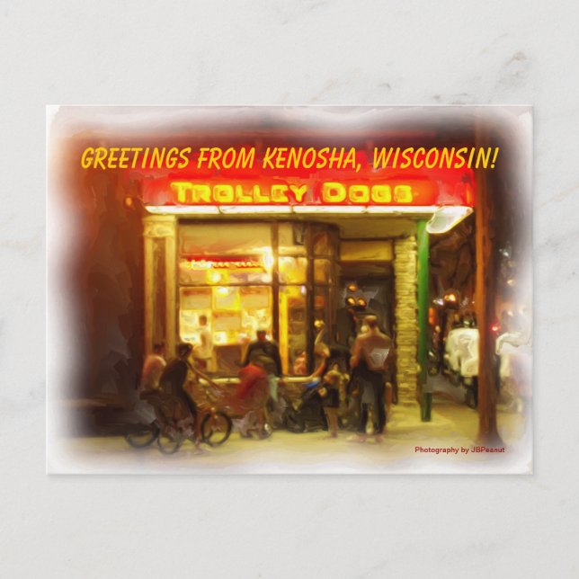 CARTÃO POSTAL CÃES DE TROLLEY! (Frente)