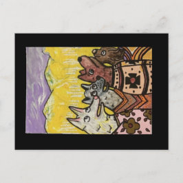 Cartão Postal Cães-do-índio, Brilho Aspen