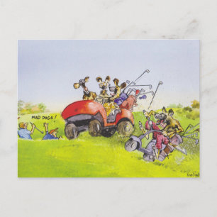 Cartão Postal Cães Loucos