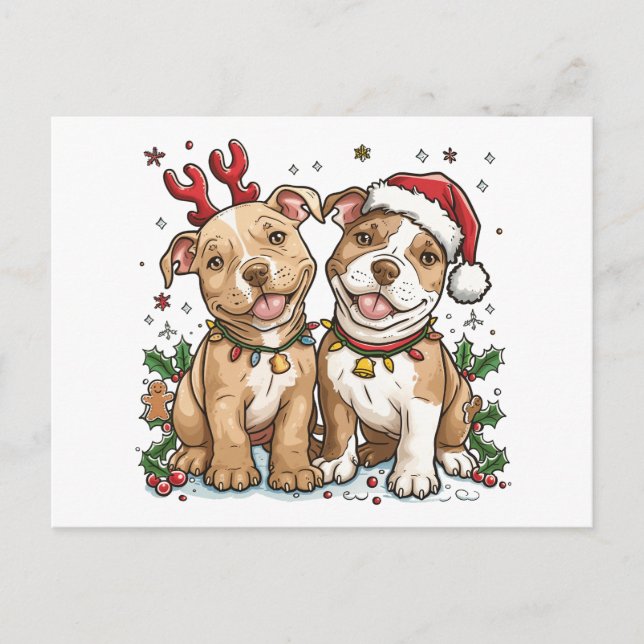 Cartão Postal Cães Touro de Natal (Frente)