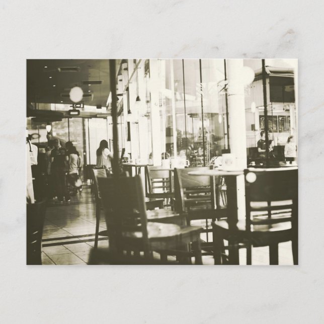 Cartão Postal café... (Frente)