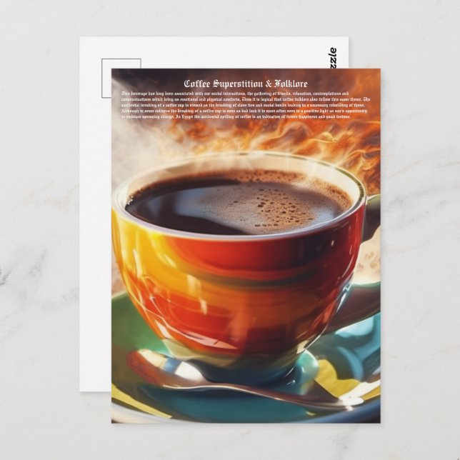 Cartão Postal Café (Frente/Verso)