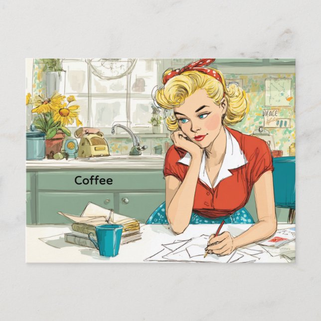 Cartão Postal Café (Frente)