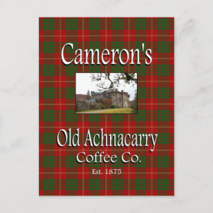 Cartão Postal Café Achnacarry Co. Postcard de Cameron