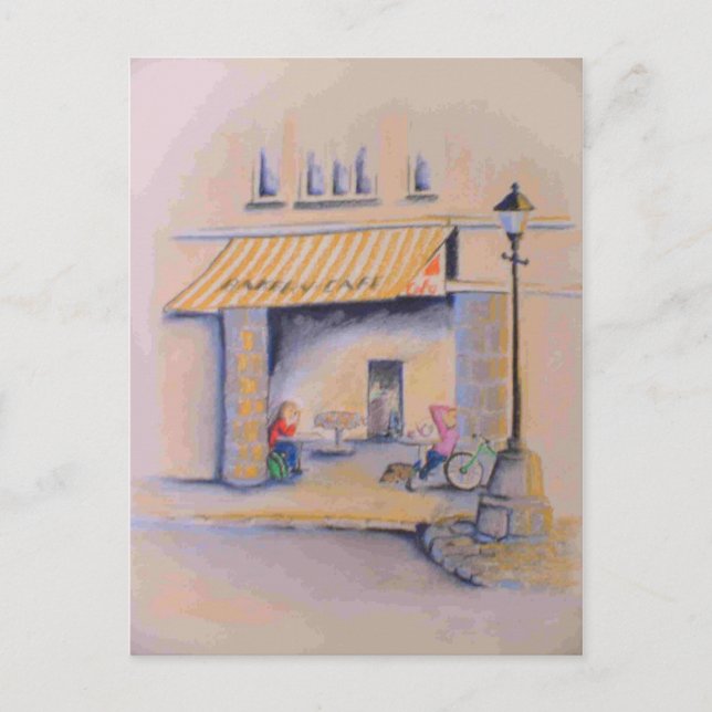 Cartão Postal Café da Central Stores (Frente)