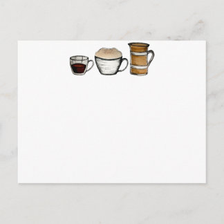 Cartão Postal Café da manhã, almoço e janto