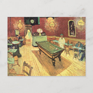 Cartão Postal Café da Noite no Place Lamartine em Arles por van