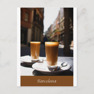 Cartão Postal Café de Barcelona
