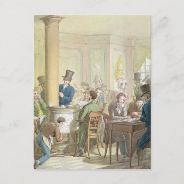 Cartão Postal Café de Commerce, de Tableau de Paris (Frente)