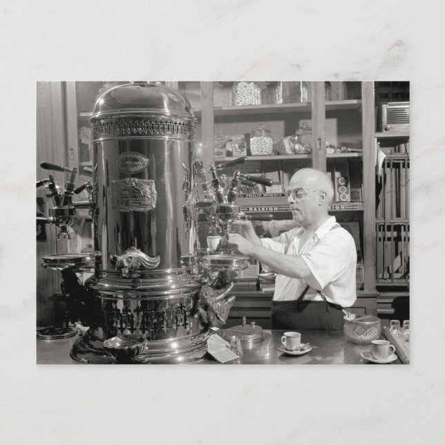 Cartão Postal Café de Espresso, 1942 (Frente)