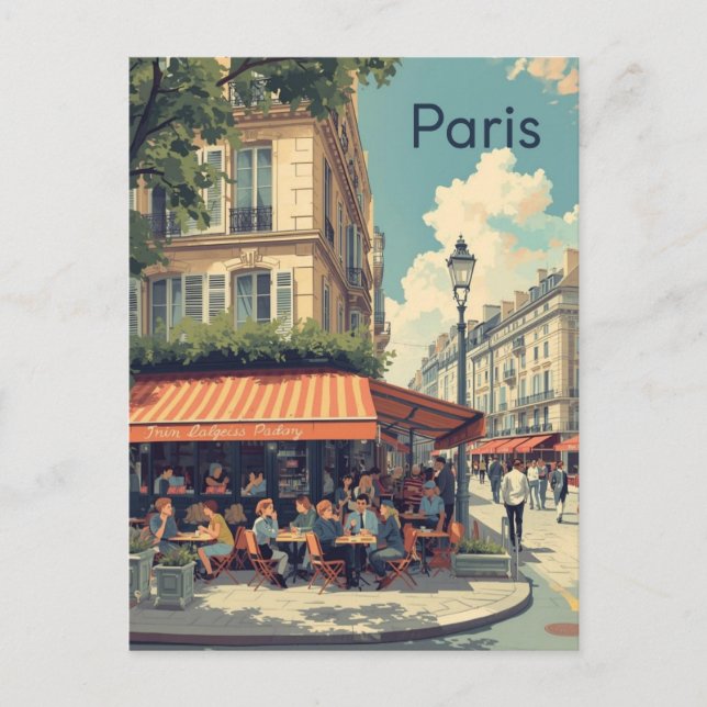 Cartão Postal Café de Paris (Frente)