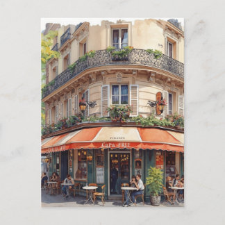 Cartão Postal Café de Paris
