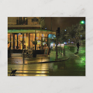 Cartão Postal Café de Paris à Noite