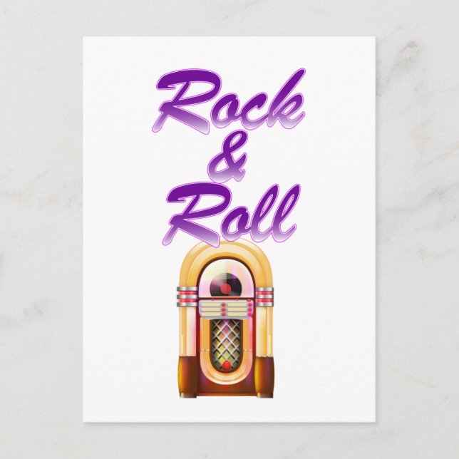 Cartão Postal Café de Rock and Roll (Frente)